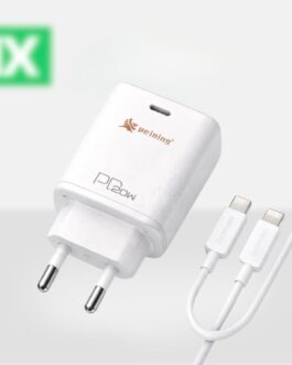 Carregador Turbo 20W USB-C E Lightning Peining